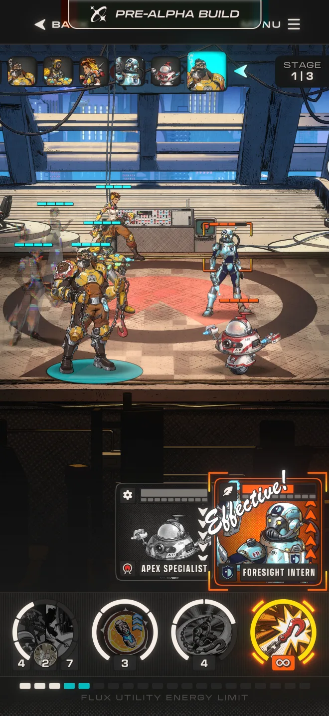 Battle screen
